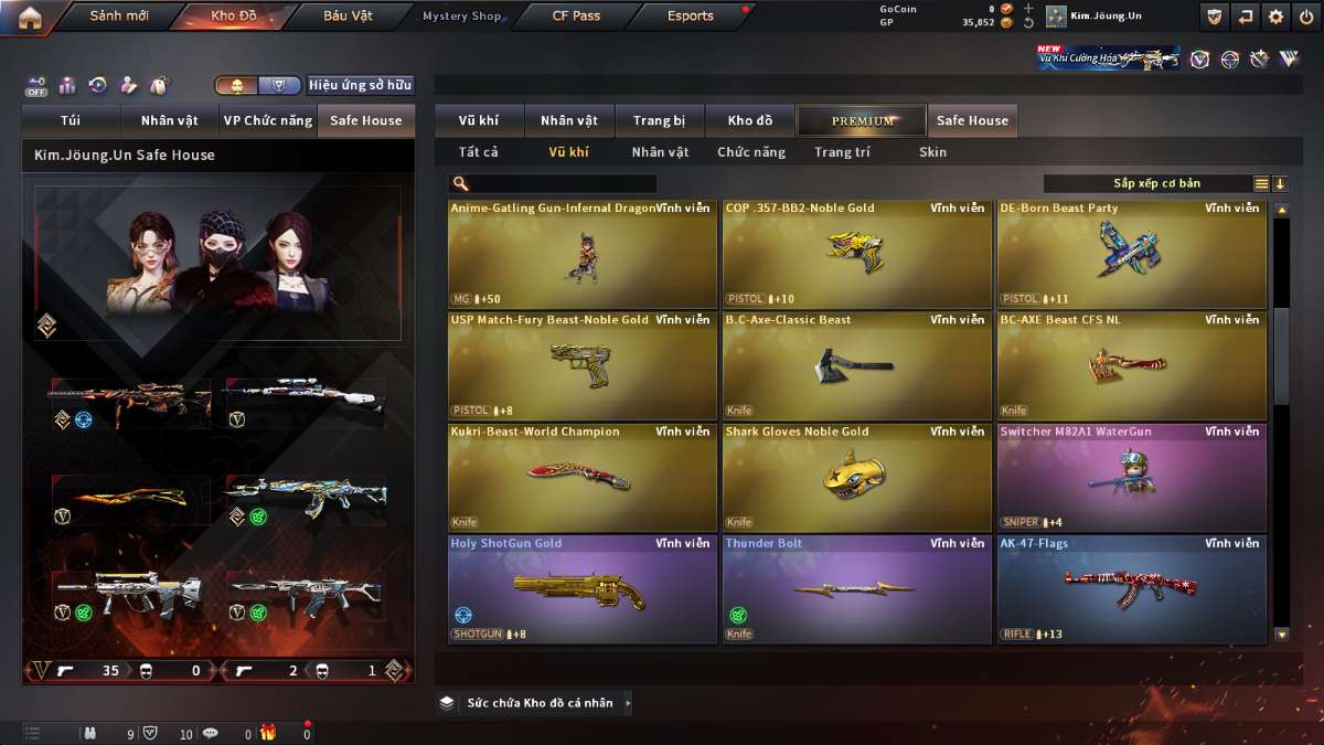 shop acc cf uy tin gia re